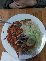 Mixed Kebab and Chips and Chicken Curry with Naan